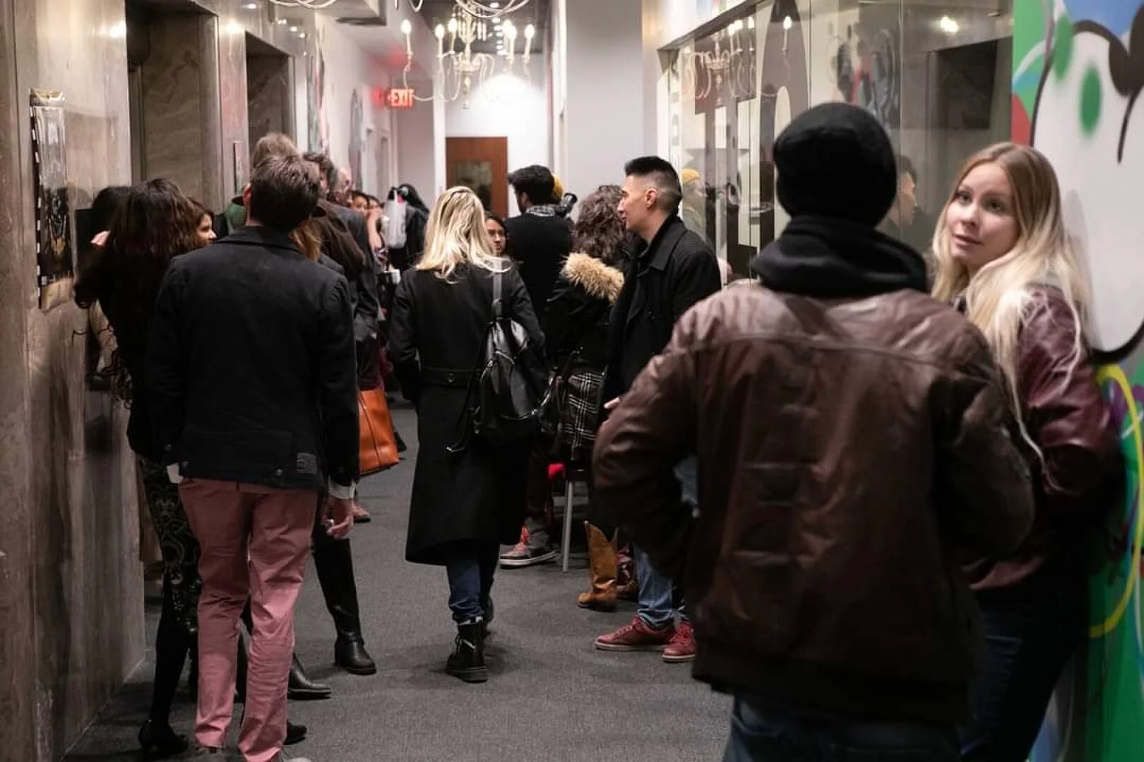 OWTFF guests between screenings