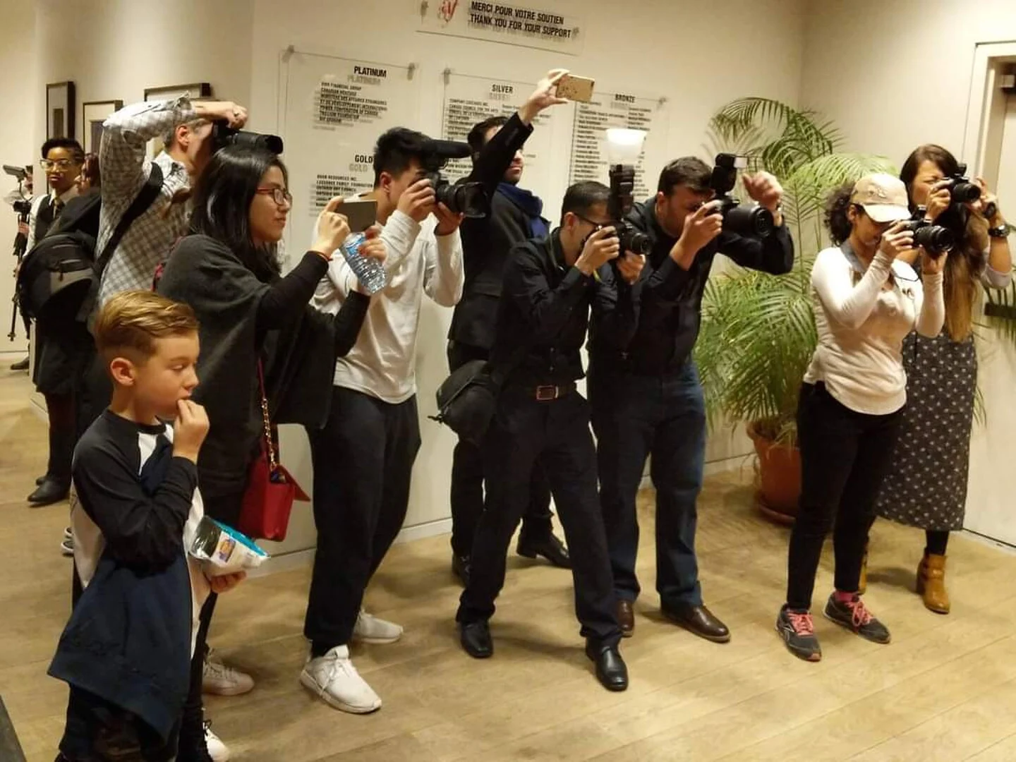 Photographers at work