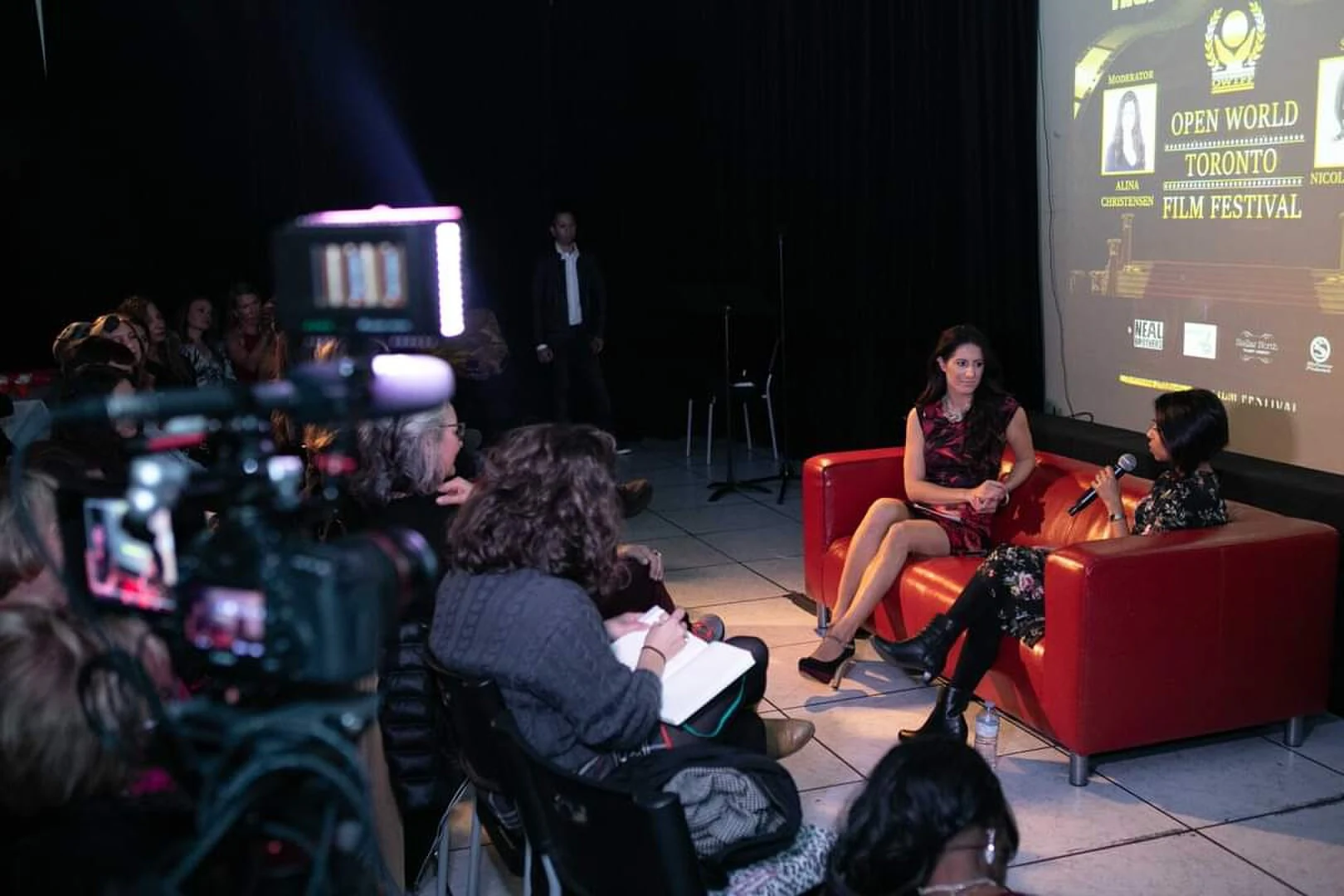 Camera-side interview