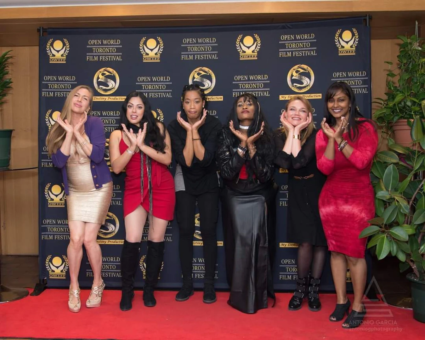OWTFF filmmakers and guests together at the festival